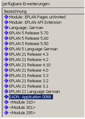EPLAN Electric P8 license